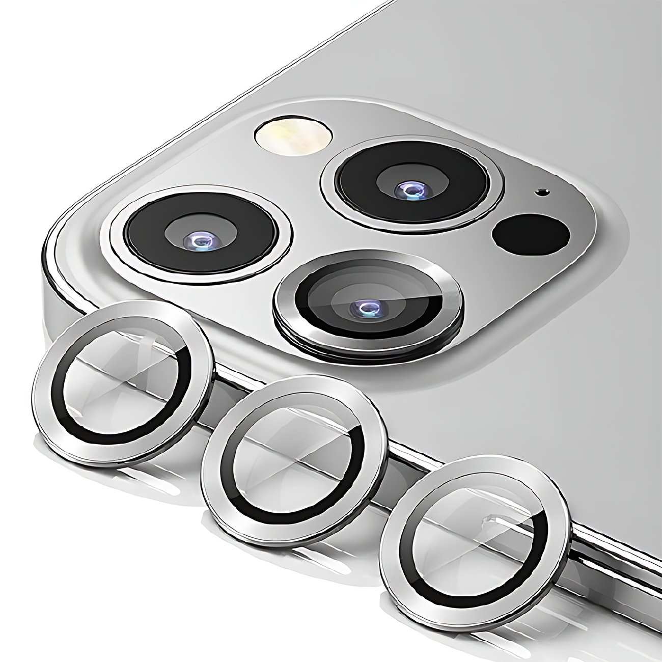 محافظ رینگی لنز دوربین آیفون 14 پرو و آیفون 14 پرومکس ضدانعکاس نور اسراک S-ROCK