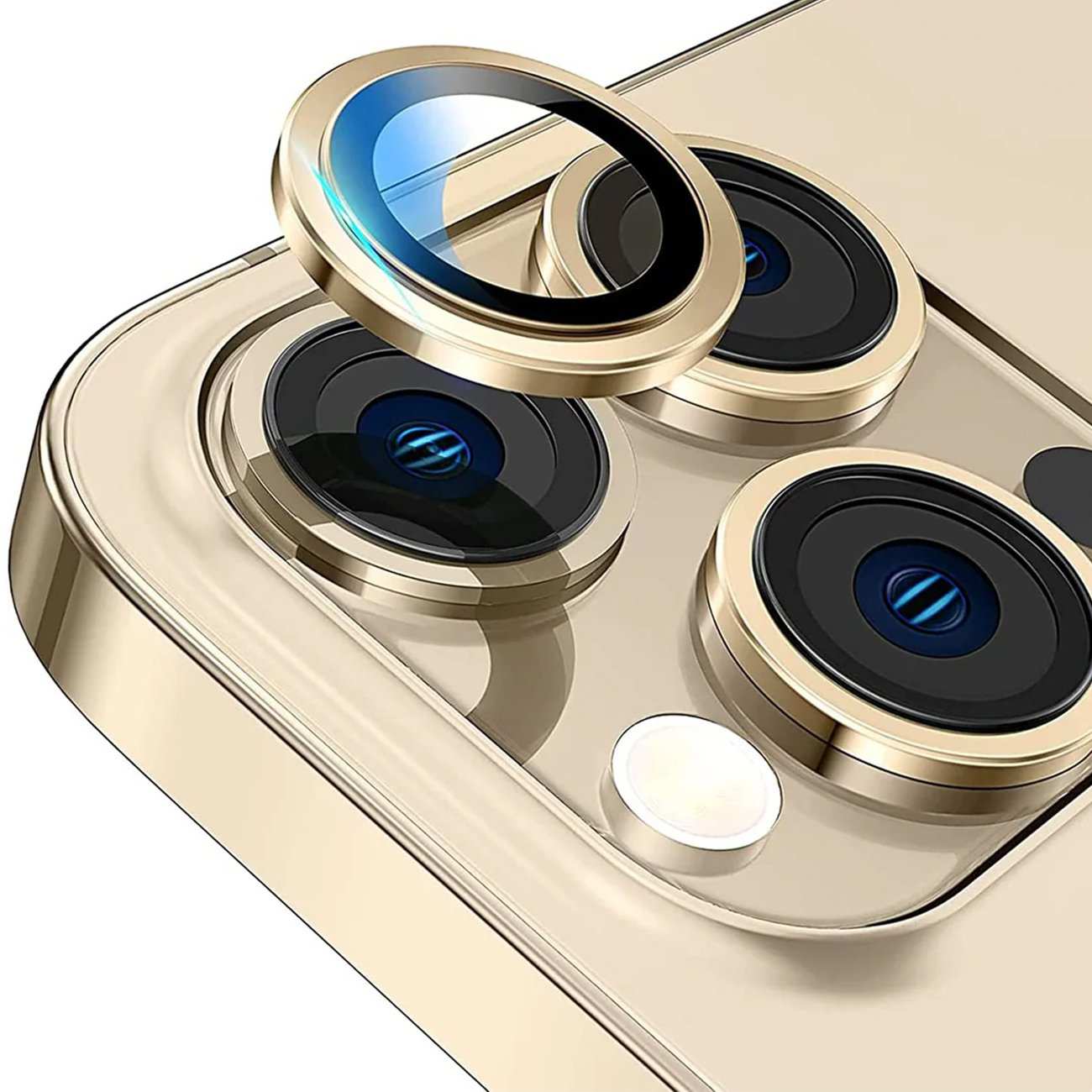 محافظ رینگی لنز دوربین آیفون 14 پرو و آیفون 14 پرومکس ضدانعکاس نور اسراک S-ROCK