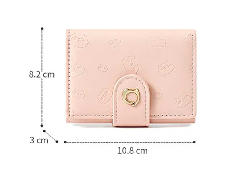 کیف پول کوچک تاشو با بندینک دکمه دار تائومیک میک Taomicmic Y8395 Women's Wallet PU Leather Wallet