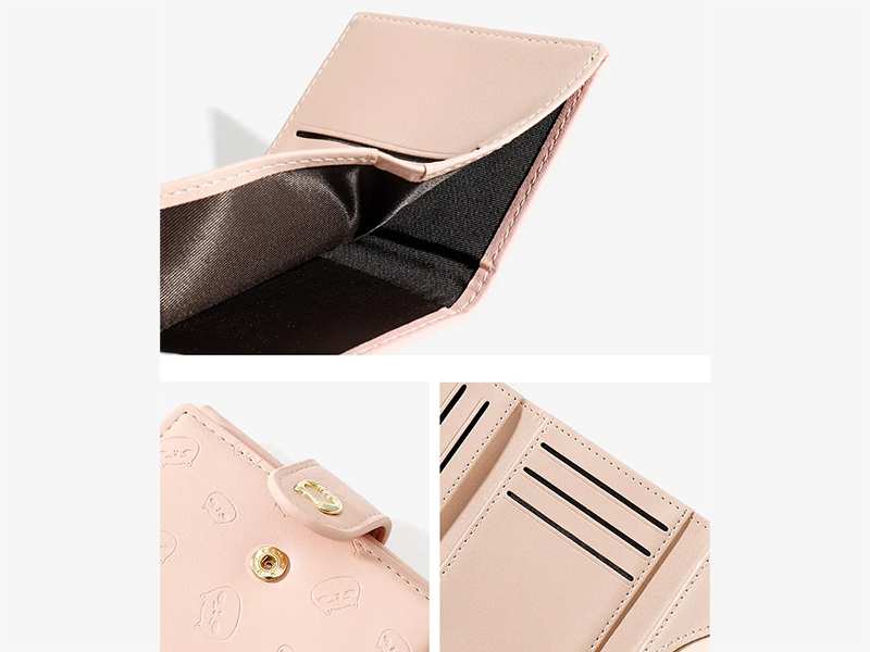 کیف پول کوچک تاشو با بندینک دکمه دار تائومیک میک Taomicmic Y8395 Women's Wallet PU Leather Wallet