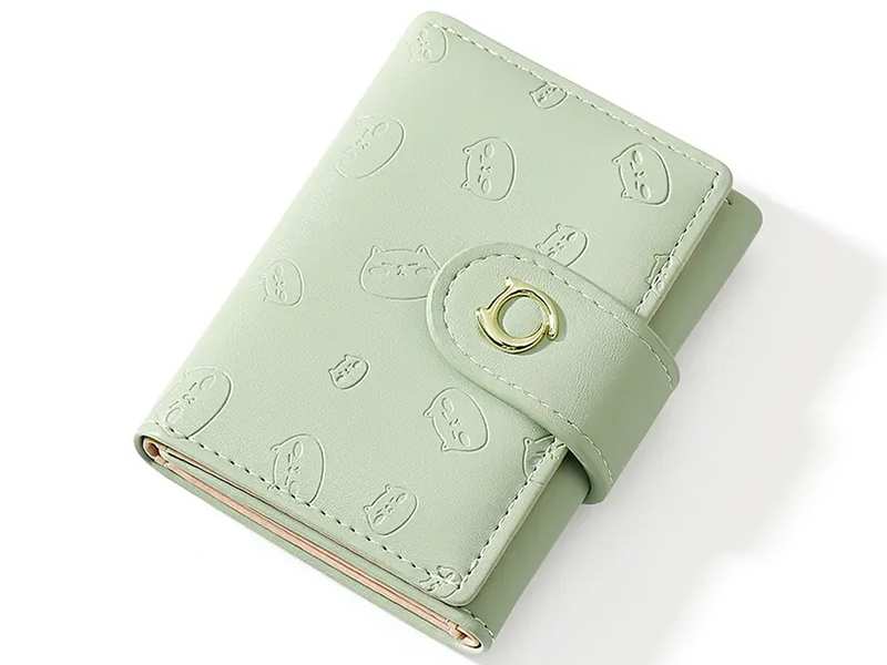 کیف پول کوچک تاشو با بندینک دکمه دار تائومیک میک Taomicmic Y8395 Women's Wallet PU Leather Wallet