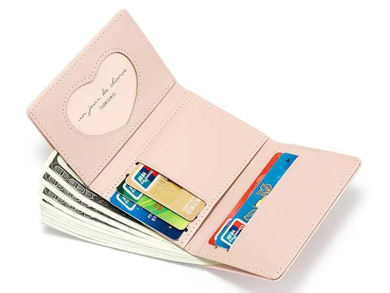 کیف پول کوچک تاشو با بندینک دکمه دار تائومیک میک Taomicmic Y8395 Women's Wallet PU Leather Wallet