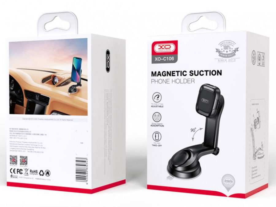 هولدر گوشی موبایل مغناطیسی داخل خودرو ایکس او XO C106 Magnetic Suction Phone Holder