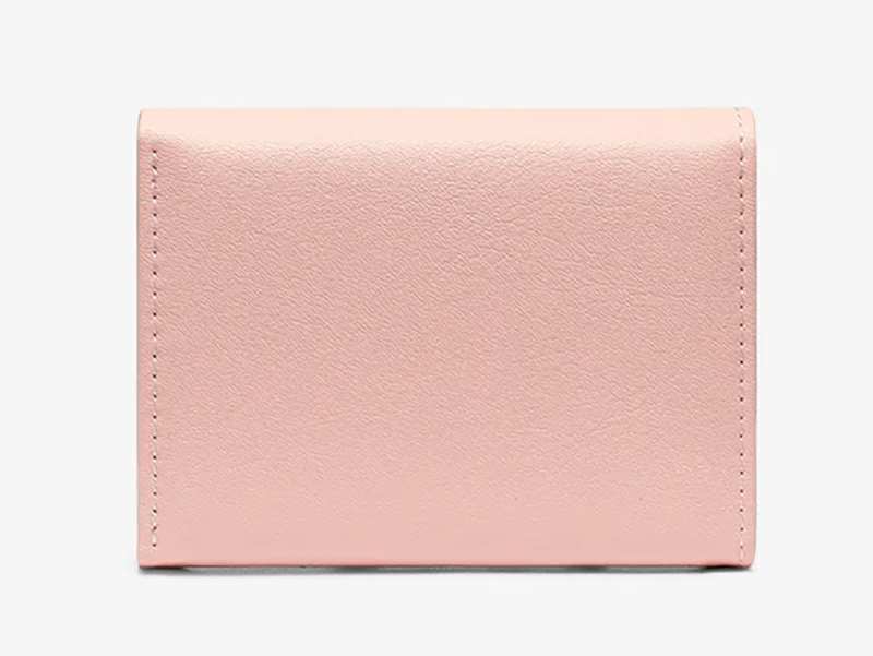 کیف پول  دخترانه فانتزی تاشو با طراحی برجسته TAOMICMIC Y8902 three-fold women money clip short wallet