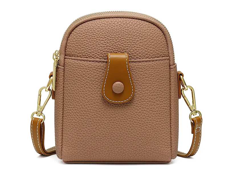 کیف دوشی زنانه و دخترانه زیپدار TAOMICMIC D7057 Crossbody Bags PU Leather