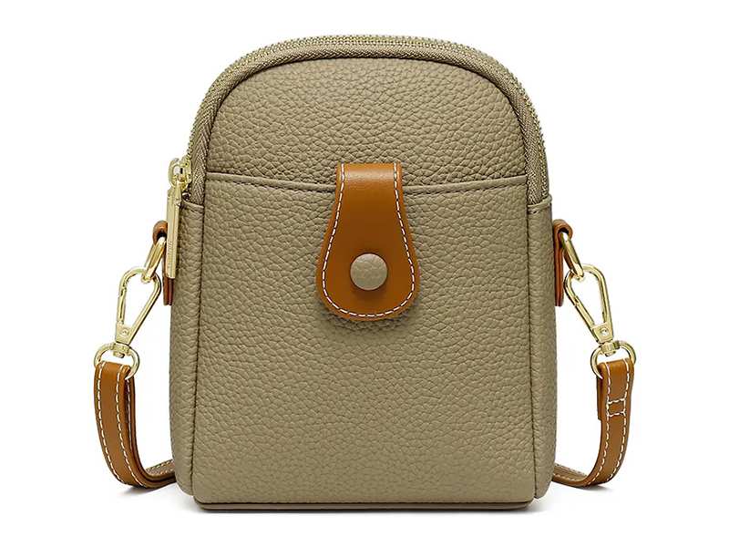 کیف دوشی زنانه و دخترانه زیپدار TAOMICMIC D7057 Crossbody Bags PU Leather