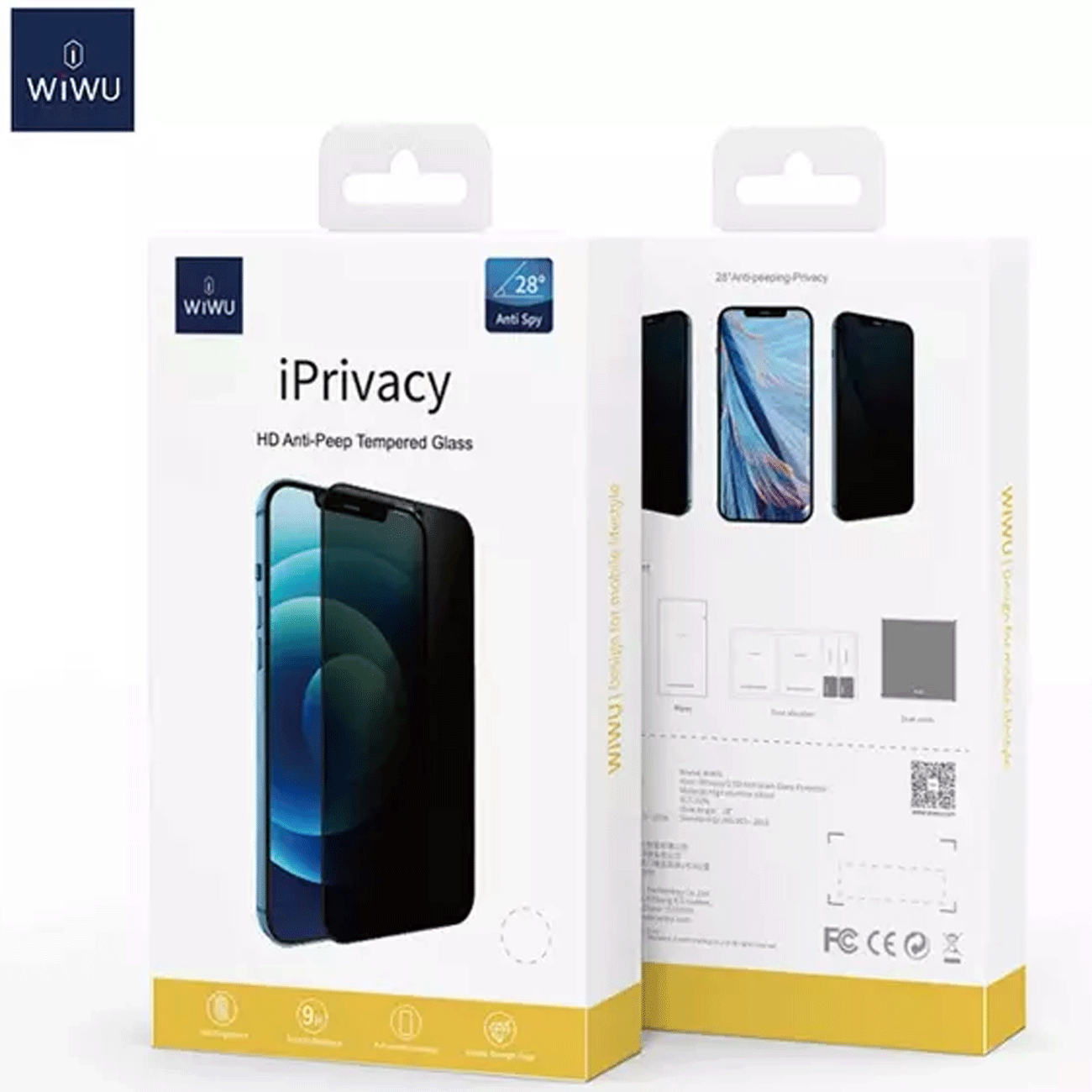 گلس حریم شخصی آیفون 13 پرومکس و 14 پلاس 2.5 بعدی ویوو iPrivacy