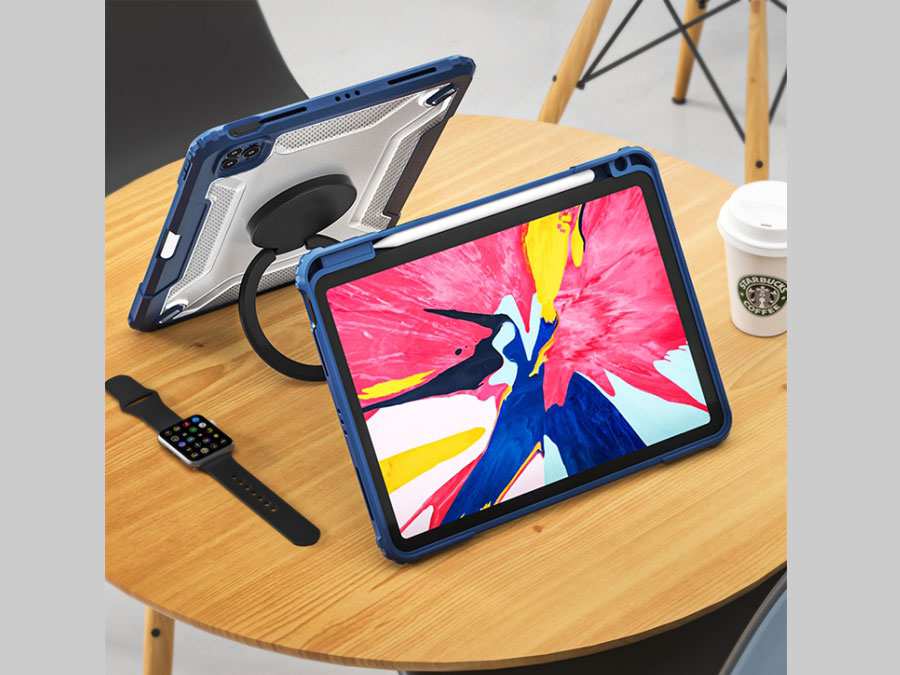 کاور و هولدر آیپد 10.9 و 11 اینچ ویوو WiWU Mecha Rotative Stand Case for iPad 10.9 & 11 inch