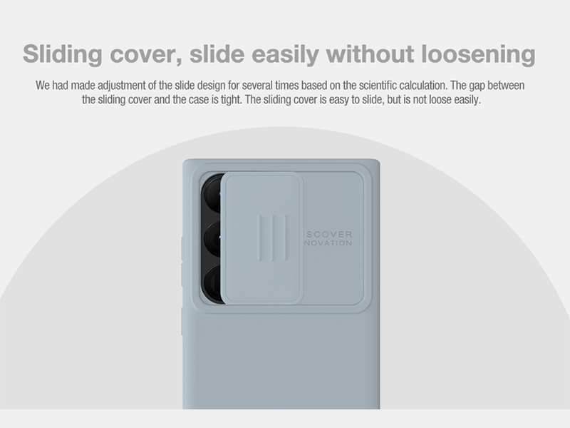 قاب سیلیکونی سامسونگ اس 23 اولترا نیلکین Nillkin Samsung Galaxy S23 Ultra CamShield Silky Silicone Case