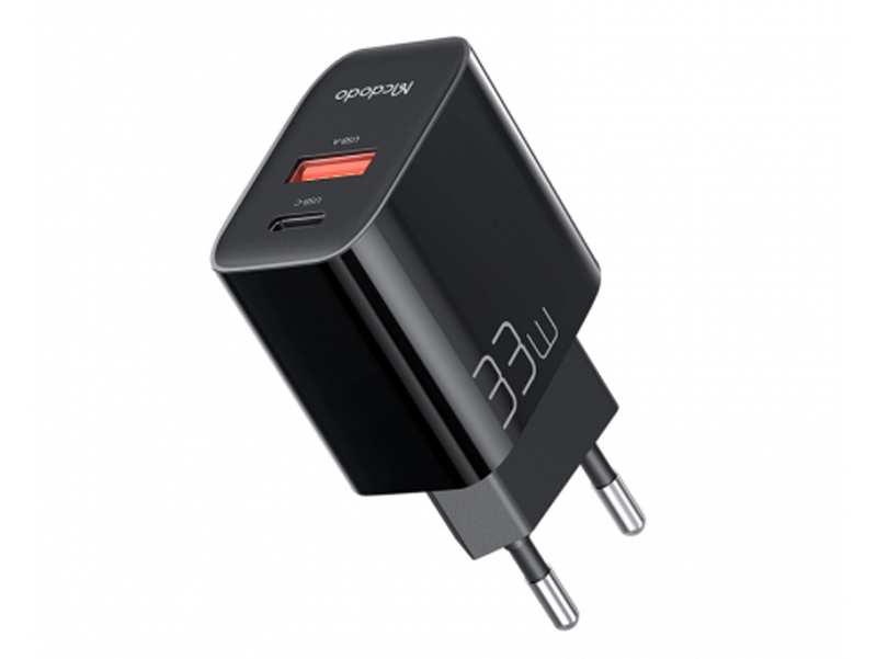 شارژر دیواری فست شارژ 33 واتی مک دودو MCDODO CH-0921 33W PD Dual-Port Fast Charger