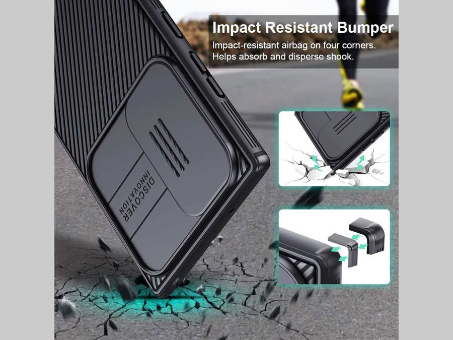 قاب محافظ سامسونگ گلکسی اس 23 اولترا نیلکین Nillkin Samsung Galaxy S23 Ultra CamShield pro Case
