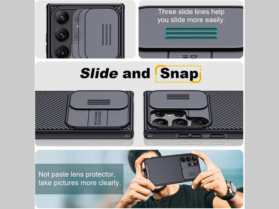 قاب محافظ سامسونگ گلکسی اس 23 اولترا نیلکین Nillkin Samsung Galaxy S23 Ultra CamShield pro Case