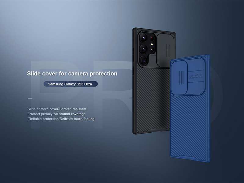 قاب محافظ سامسونگ گلکسی اس 23 اولترا نیلکین Nillkin Samsung Galaxy S23 Ultra CamShield pro Case