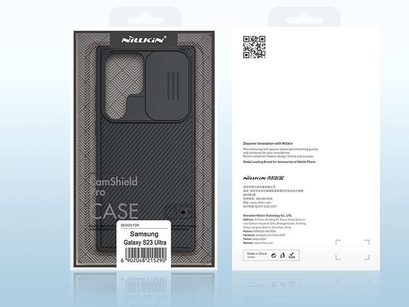 قاب محافظ سامسونگ گلکسی اس 23 اولترا نیلکین Nillkin Samsung Galaxy S23 Ultra CamShield pro Case