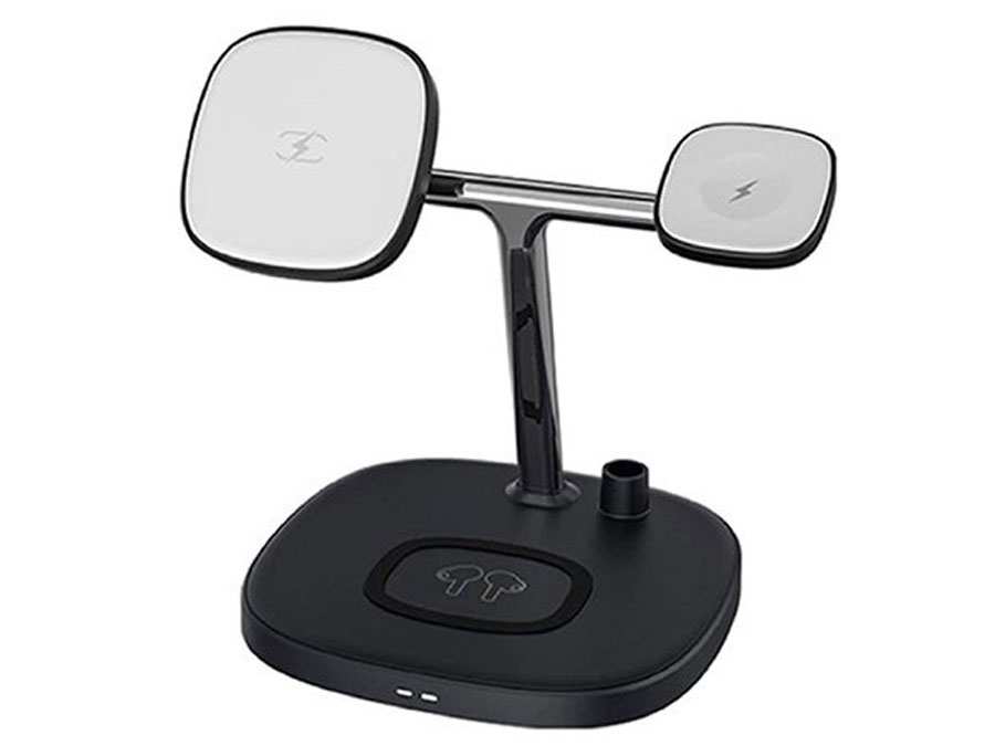 شارژر وایرلس رومیزی چهارکاره 15 وات ویوو WiWU 4 in 1 wireless charger M8 - تصویر 10