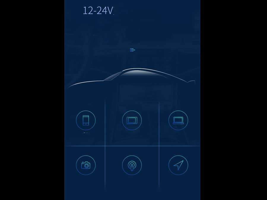 شارژر فندکی فست شارژ ماشین تایپ سی وات ویوو PC100