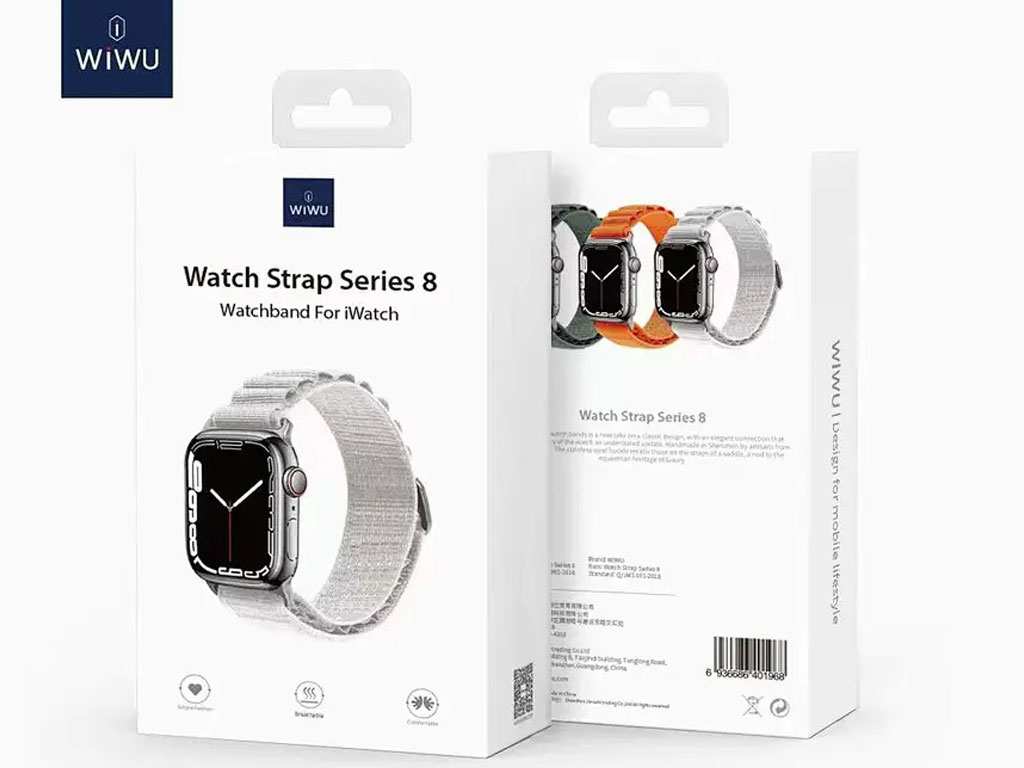 بند اپل واچ  42، 45،44 و 49 میلی‌متری سری 8 ویوو wiwu Nylon Watch Band Apple Watch 42/44/45/49