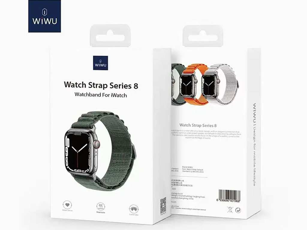 بند اپل واچ  42، 45،44 و 49 میلی‌متری سری 8 ویوو wiwu Nylon Watch Band Apple Watch 42/44/45/49