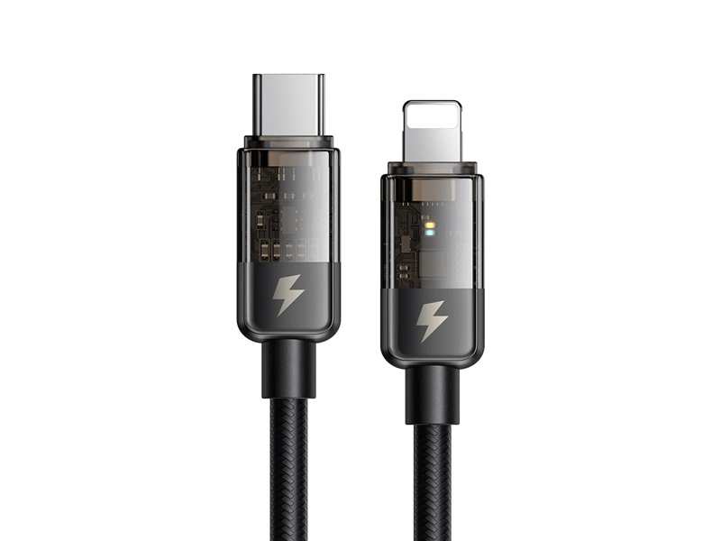 کابل هوشمند تایپ سی به لایتنینگ 36 وات 1.8 متری مک دودو Mcdodo Auto Power Off Type-C to Lightning Data Cable