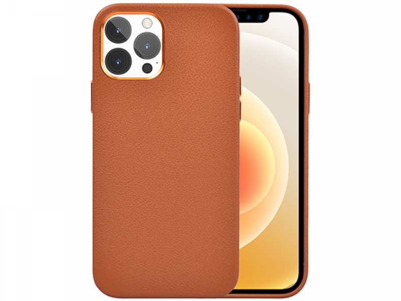 قاب چرمی آیفون 13 پرومکس ویوو Wiwu Calfskin Leather Case IP 13/13 Pro Max 6.7 inch