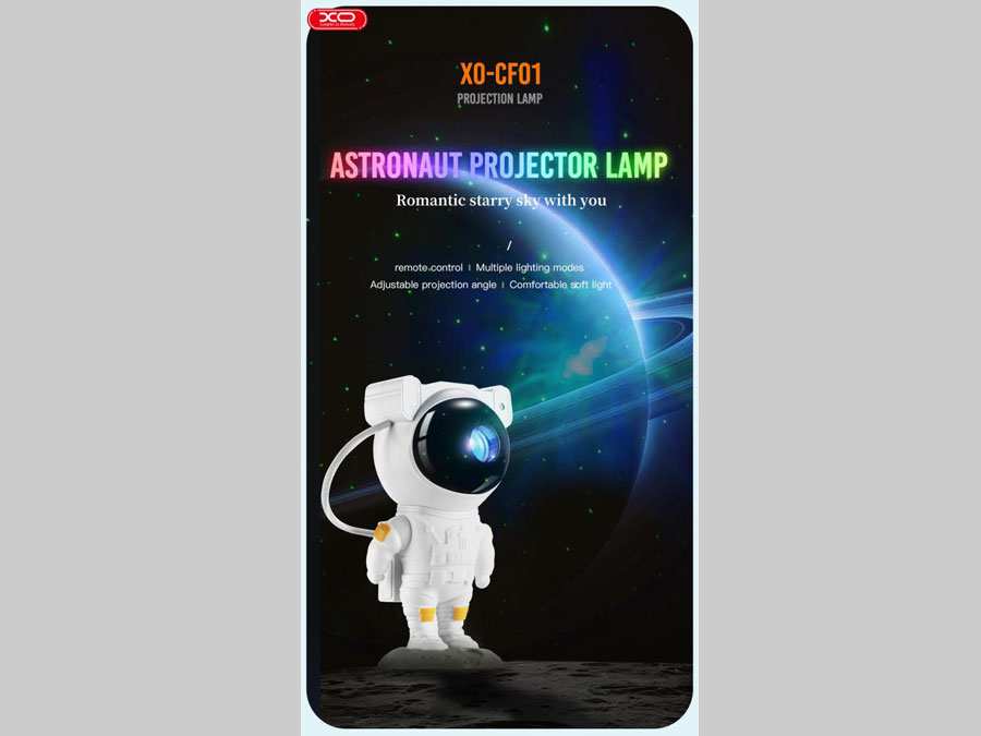 چراغ خواب آسمان شب کودکانه ایکس او XO-CF1 Astronaut Starry Sky Projector