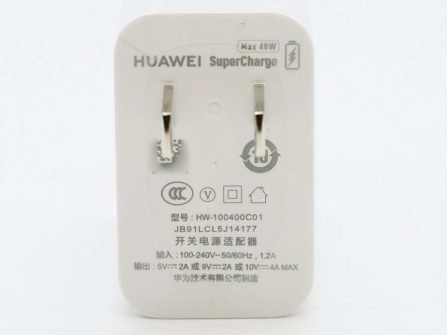 شارژر دیواری فست شارژ 40 وات هواوی Huawei HW-100400C01 5V/9V/10V 2A/4A original adapters