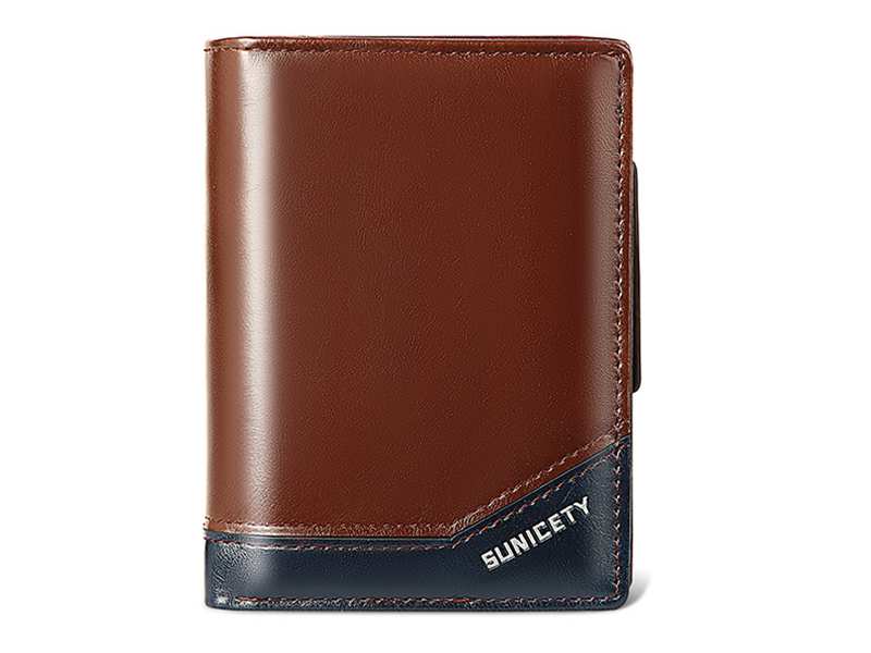 کیف پول و جاکارتی مردانه کوچک زیپ دار سانی ستی SUNICETY S3004 zipper short men's wallet