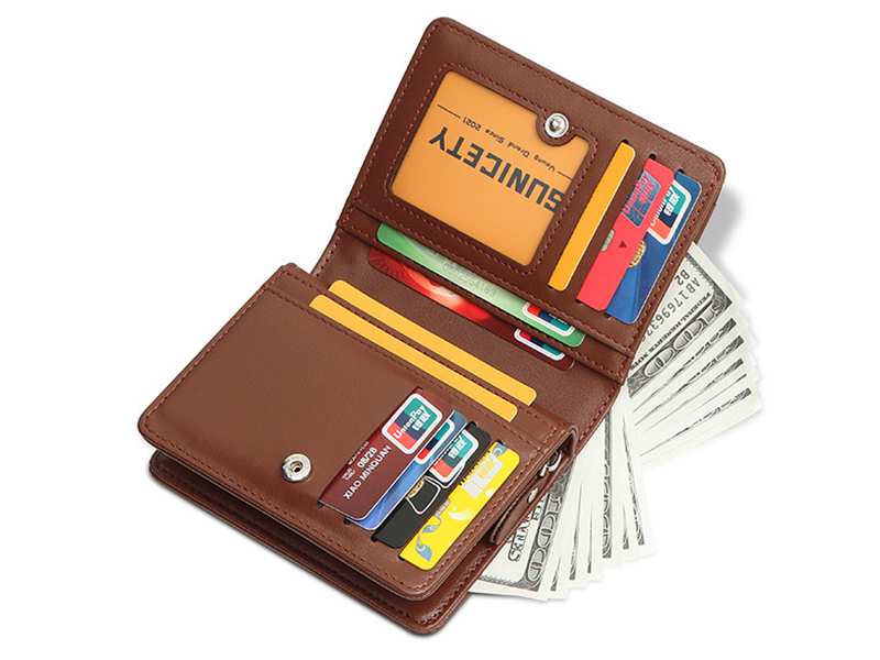 کیف پول و جاکارتی مردانه کوچک سانی ستی SUNICETY S3063 short men's wallet card bag