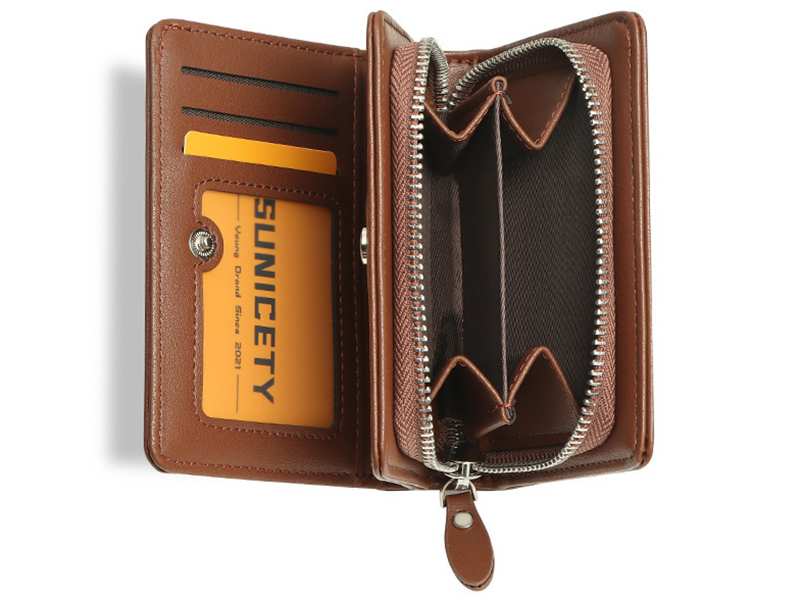 کیف پول و جاکارتی مردانه کوچک سانی ستی SUNICETY S3063 short men's wallet card bag