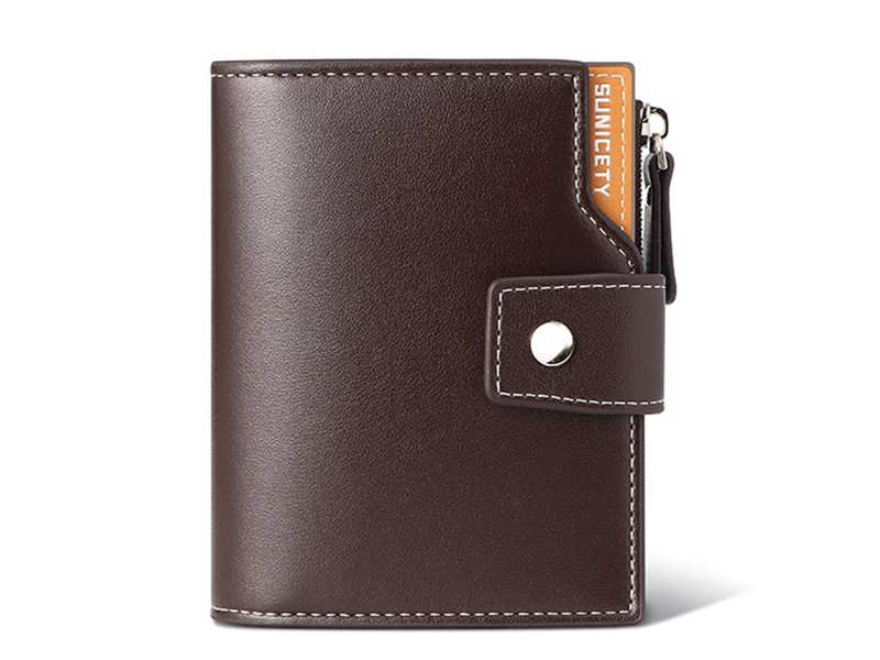 کیف پول و جاکارتی مردانه کوچک سانی ستی SUNICETY S3064 Men's Leather Short Wallet Card Holder