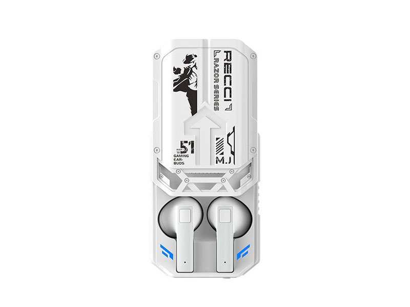 هندزفری بلوتوث گیمینگ رسی Recci REP-W51 RAZOR earphones Sliding cover design