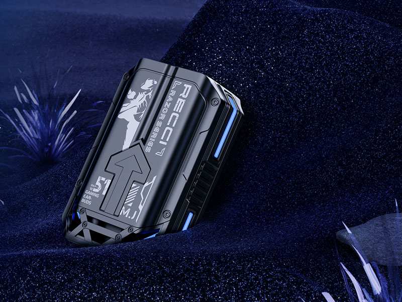 هندزفری بلوتوث گیمینگ رسی Recci REP-W51 RAZOR earphones Sliding cover design