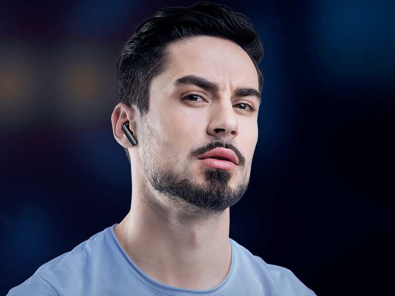 هندزفری بلوتوث گیمینگ رسی Recci REP-W51 RAZOR earphones Sliding cover design