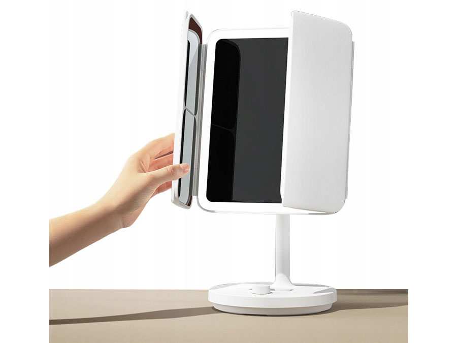 آینه آرایشی رومیزی ال ای دی دار تاشو شیائومی Xiaomi Jordan And Judy LED CountertopVanity Mirror Foldeable NV536