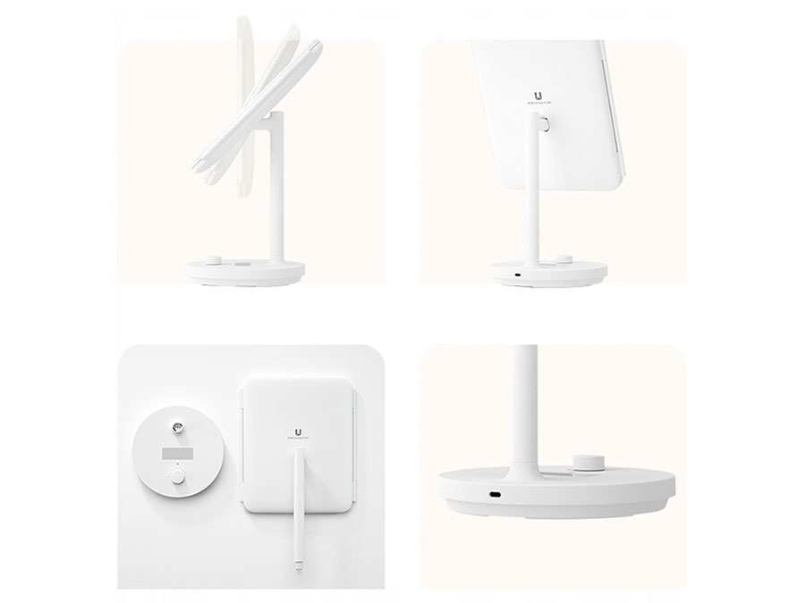 آینه آرایشی رومیزی ال ای دی دار تاشو شیائومی Xiaomi Jordan And Judy LED CountertopVanity Mirror Foldeable NV536