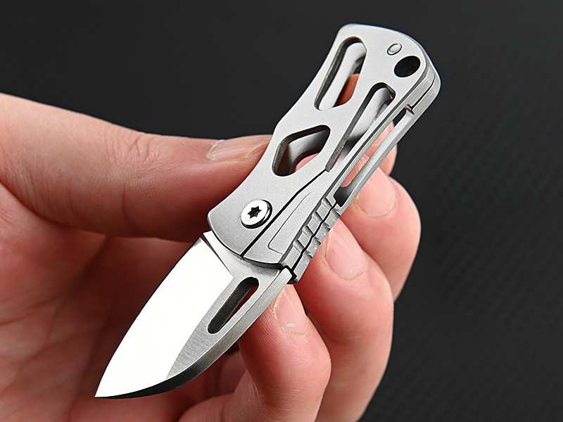 چاقو آنباکسینگ تاشوی قابل آویز به دسته کلید Self-Defense Knife Portable Keychain Unpacking Express Knife