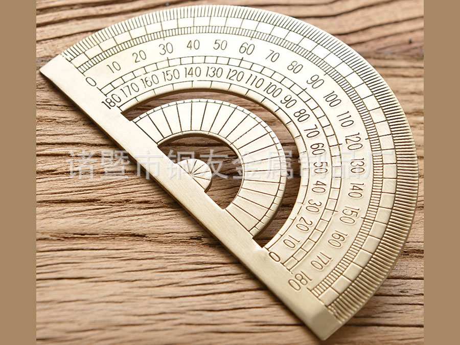 نقاله برنجی دانشجویی drawing copper ruler brass ruler student stationery