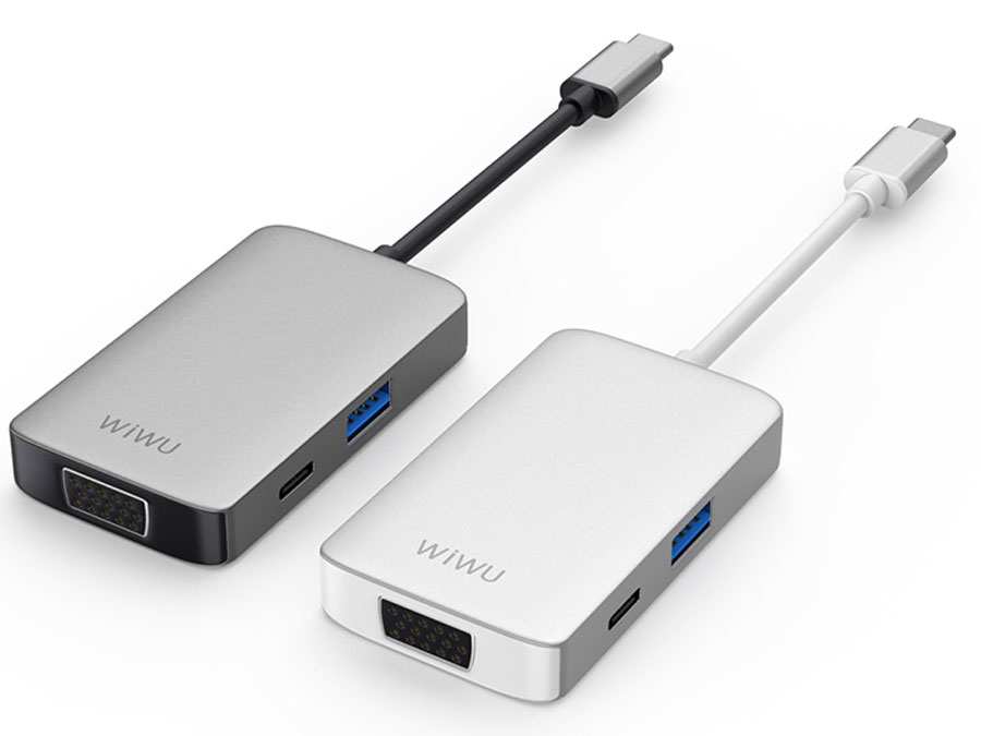 هاب تایپ سی پنج پورت ویوو WiWU Alpha 513HVP 5 in 1 USB C