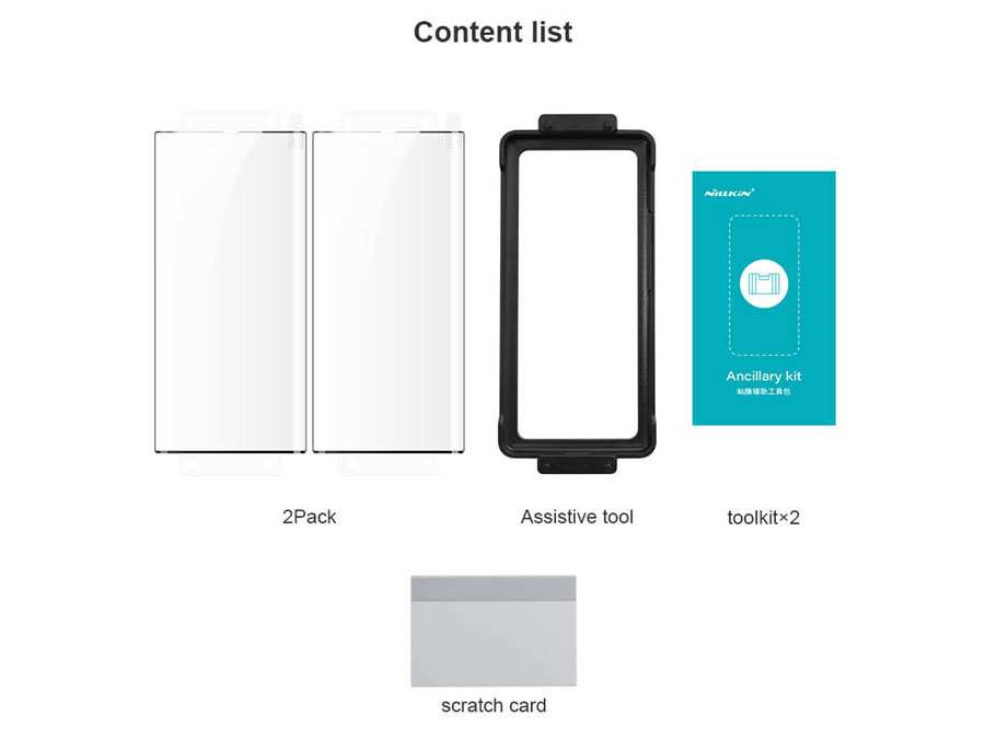 محافظ صفحه نمایش سامسونگ گلکسی اس 23 اولترا نیلکین (پک 2 عددی) Nilkin Protector Film Samsung Galaxy S23 Ultra