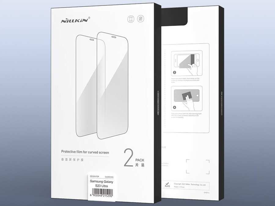 محافظ صفحه نمایش سامسونگ گلکسی اس 23 اولترا نیلکین (پک 2 عددی) Nilkin Protector Film Samsung Galaxy S23 Ultra
