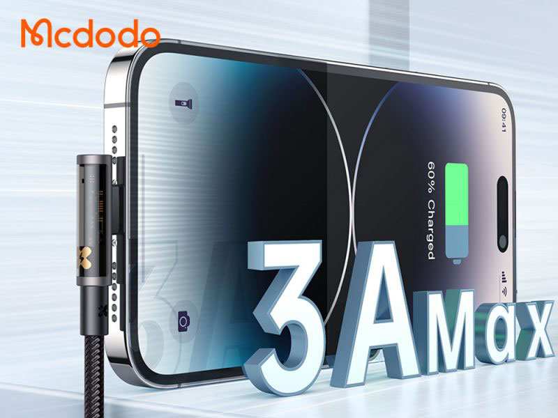 کابل شارژ یو اس بی به لایتنینگ 3 آمپر 1.8 متری مک دودو MCDODO CA-3511 USB to Lightning Cable