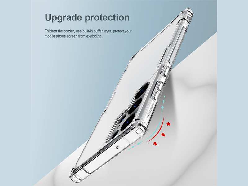 قاب سامسونگ اس 23 اولترا نیلکین Nillkin Samsung Galaxy S23 Ultra Nature TPU Pro Case