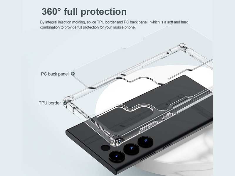 قاب سامسونگ اس 23 اولترا نیلکین Nillkin Samsung Galaxy S23 Ultra Nature TPU Pro Case