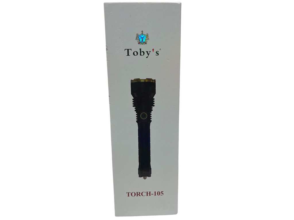 چراغ قوه شارژی ضدآب توبیز Toby's flashlight TORCH-105