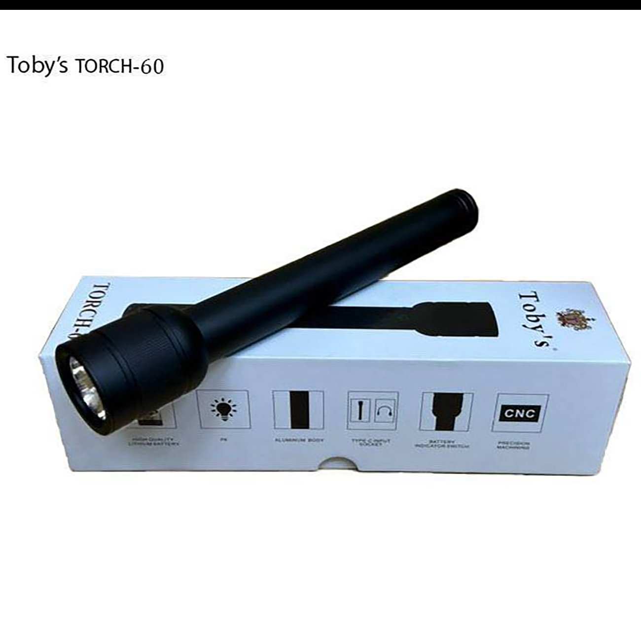 چراغ قوه شارژی توبیز TORCH-60
