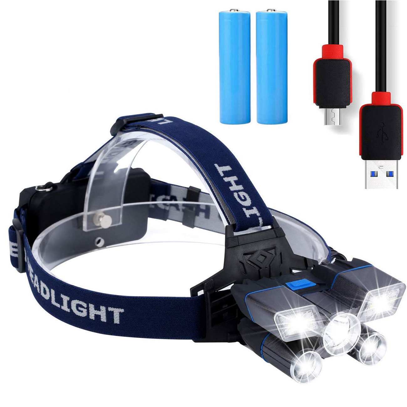 هدلایت شارژی Hedlamp-05