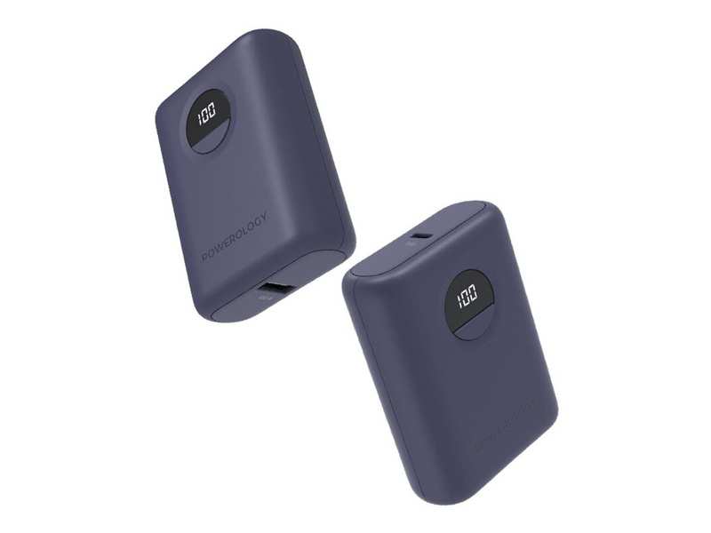 پاوربانک تایپ سی و یو اس بی 10000 پاورولوژی Powerology Ultra Compact 10000 mAh Power Bank PPBCHA04