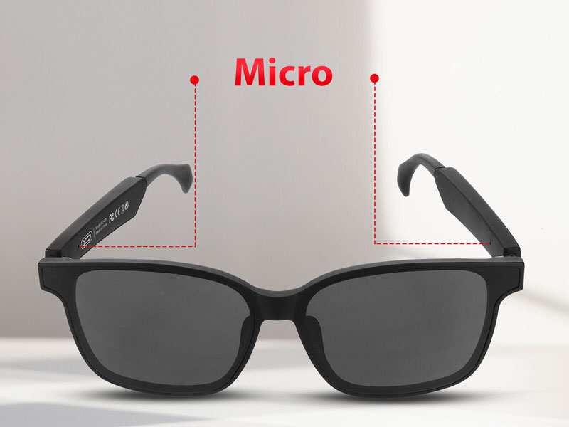 عینک آفتابی یو وی و هندزفری بی سیم ایکس او XO E5 Bluetooth Music Sunglasses