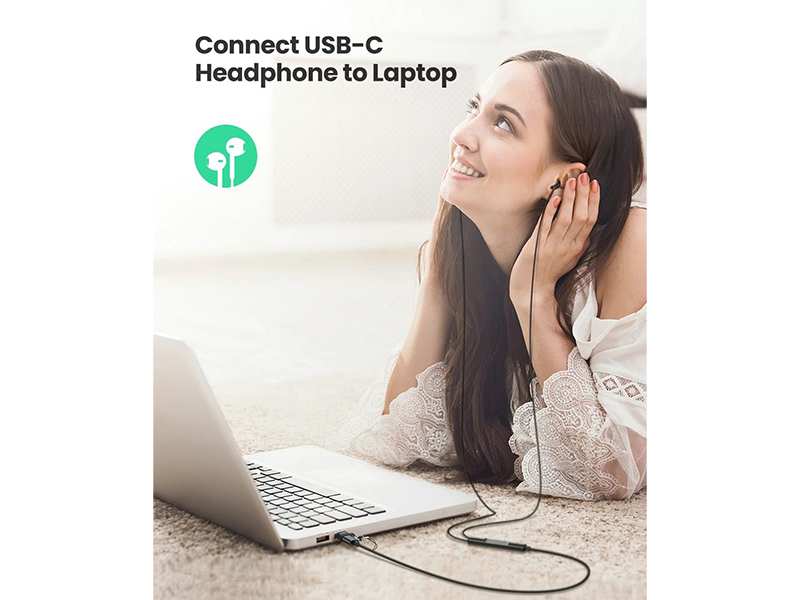 مبدل تایپ سی به یو اس بی یوگرین Ugreen US280 50568 usb a male to usb c female adapter đen