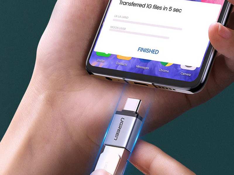 مبدل تایپ سی به یو اس بی 3.0 یوگرین UGREEN US248 40702 USB Type-C To USB 3.0 Adapter